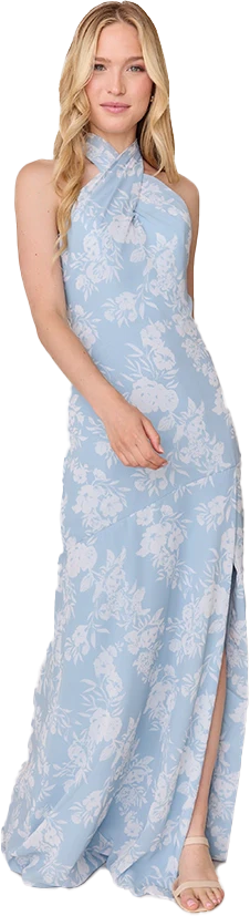 Athena Chiffon Floral Print Dress | Made To Order - Image 28