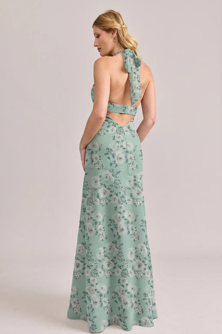 Athena Chiffon Floral Print Dress | Made To Order - Image 66