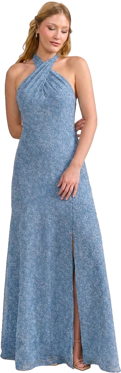 Athena Chiffon Floral Print Dress | Made To Order - Image 88