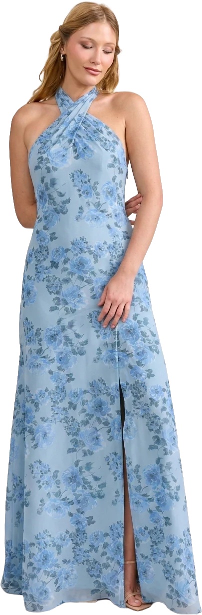 Athena Chiffon Floral Print Dress | Made To Order - Image 94