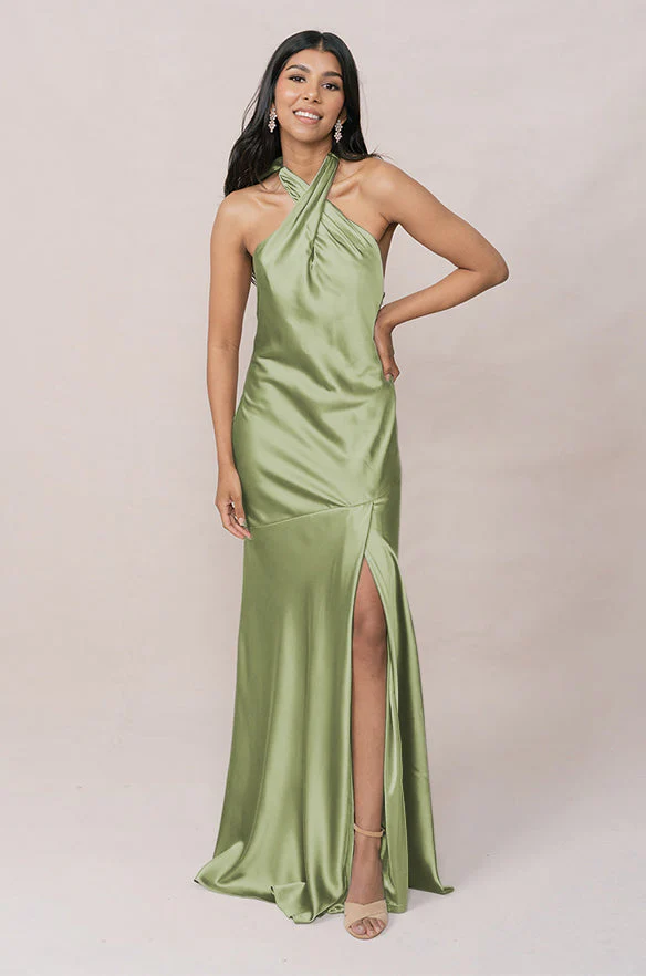 Athena Satin Dress | Made To Order - Image 132