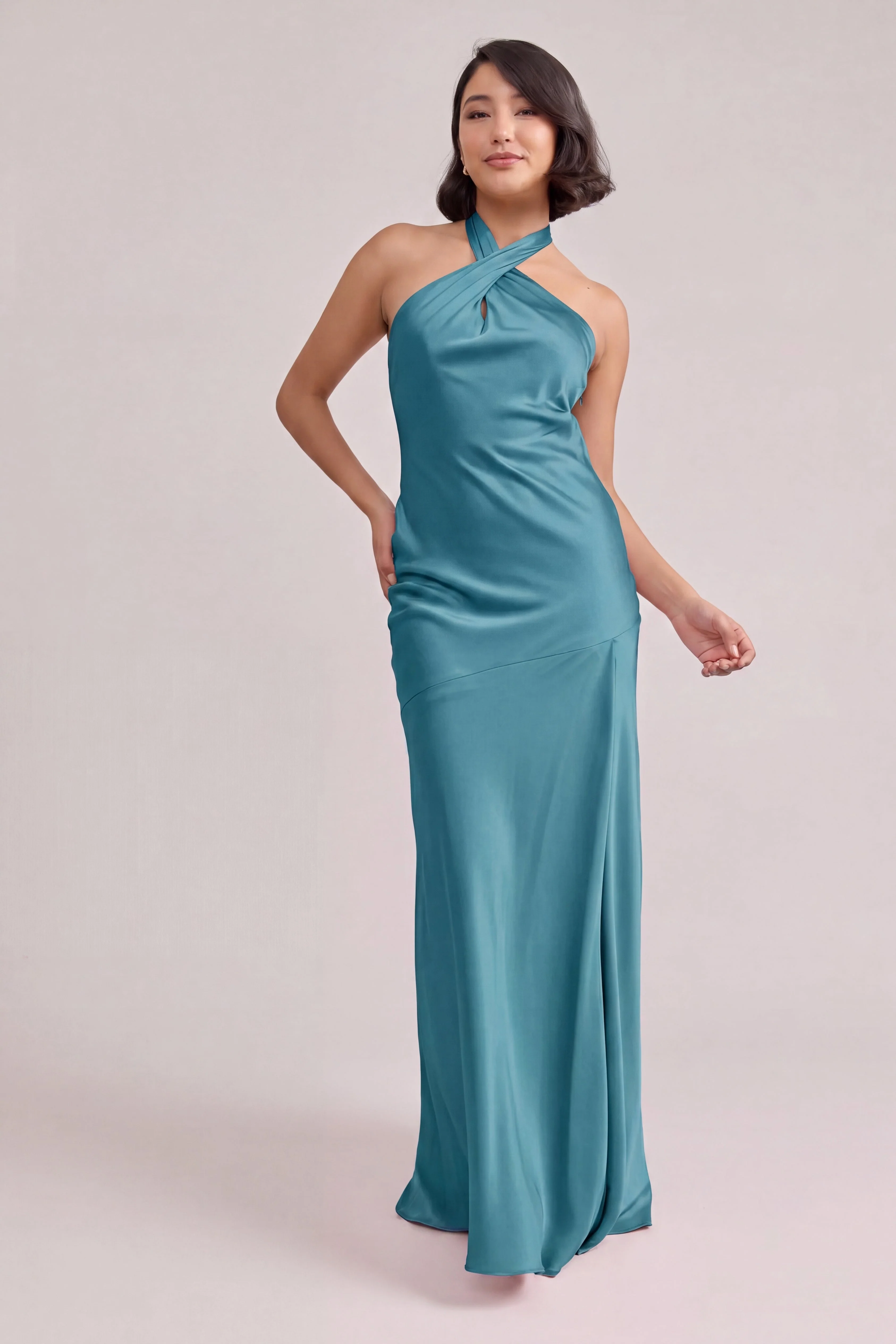 Athena Satin Dress | Made To Order - Image 185