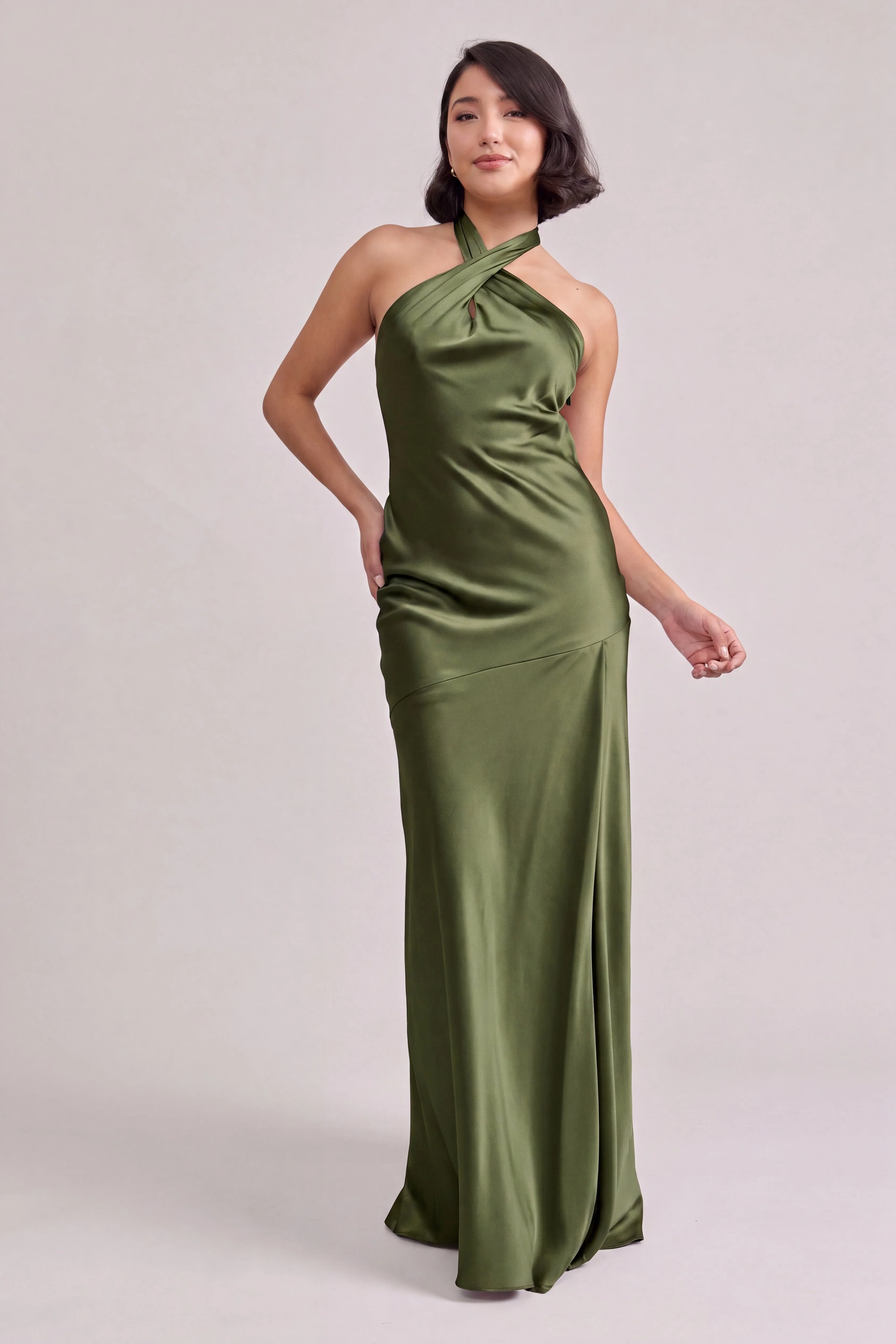 Athena Satin Dress | Made To Order - Image 189