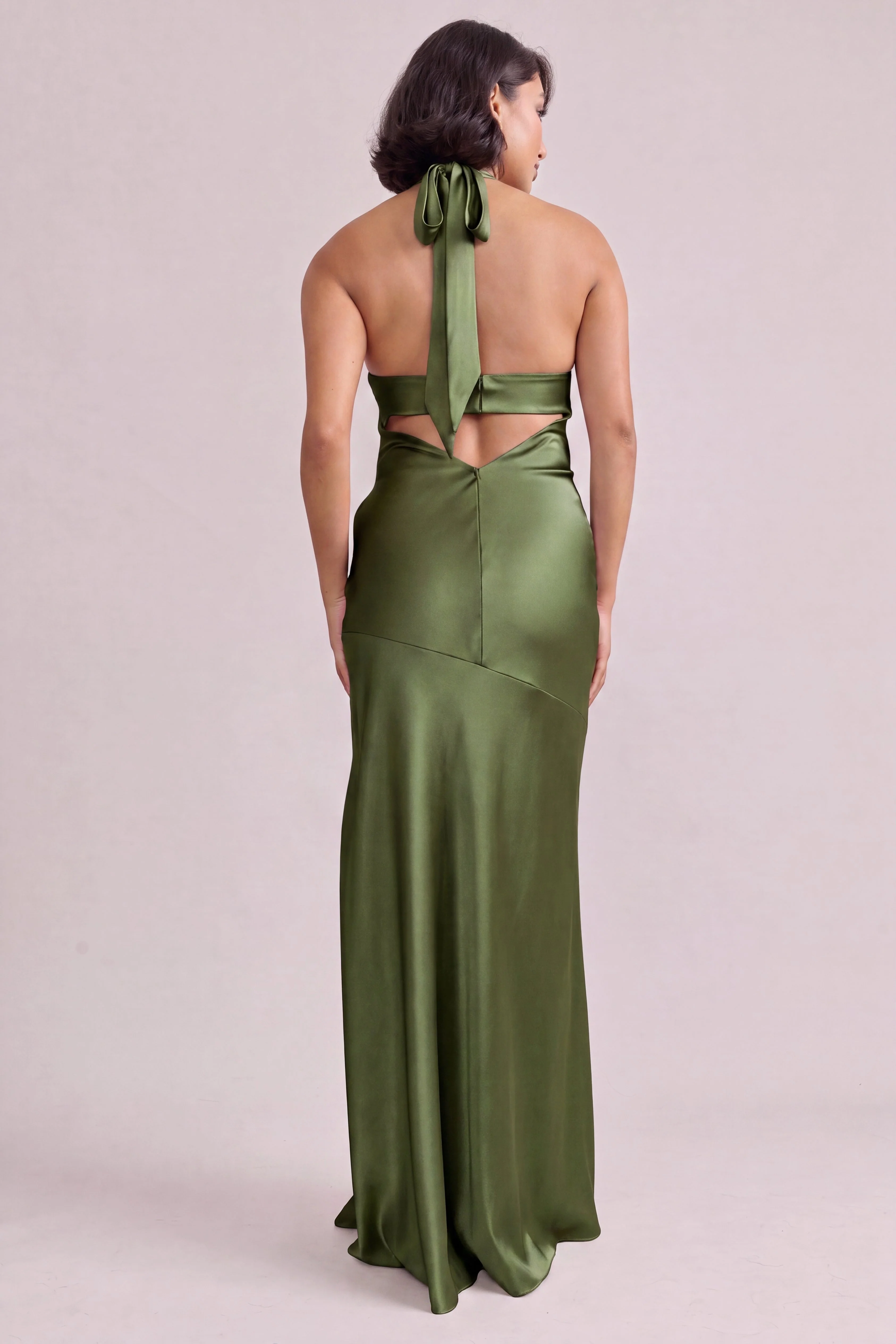 Athena Satin Dress | Made To Order - Image 190
