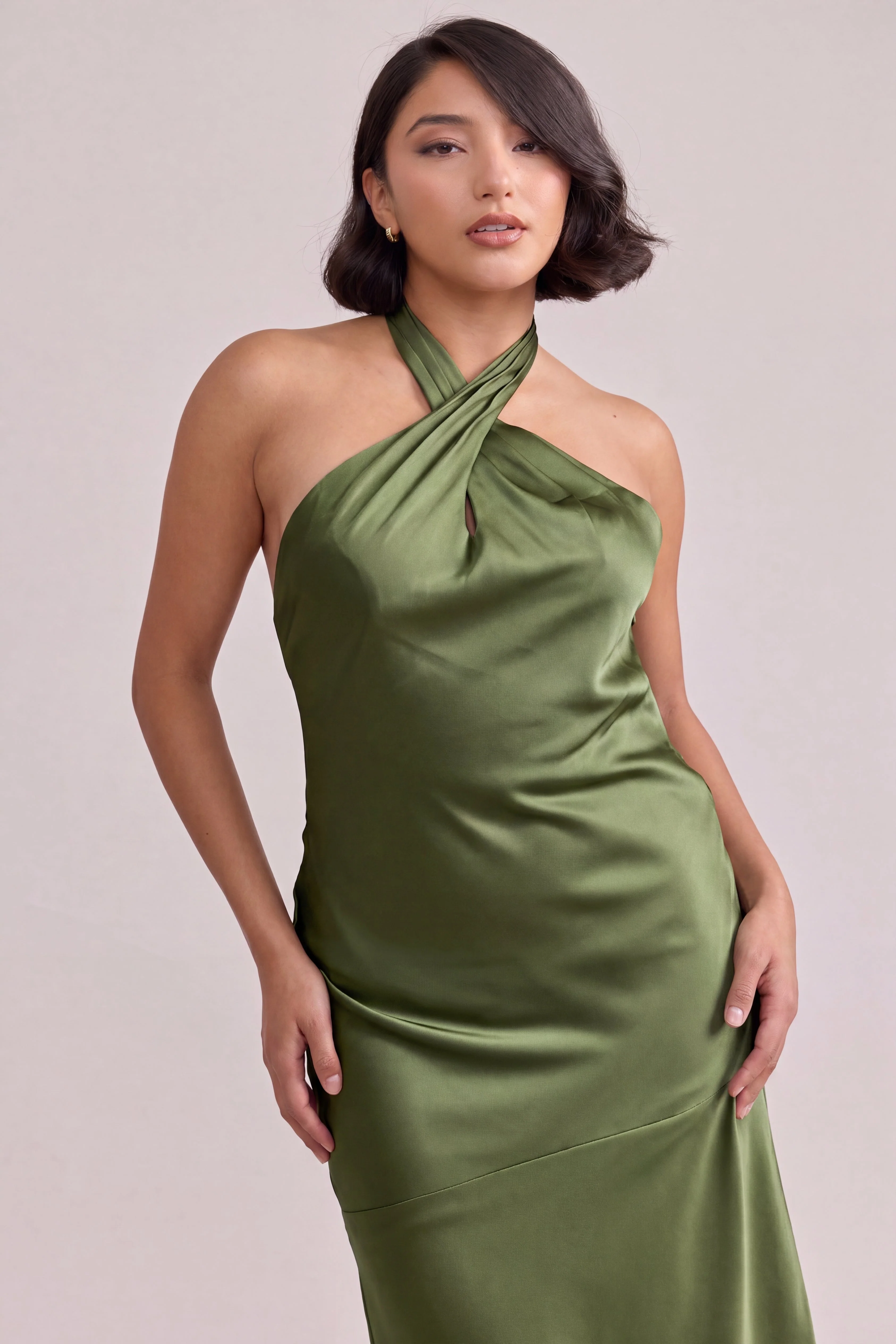 Athena Satin Dress | Made To Order - Image 191
