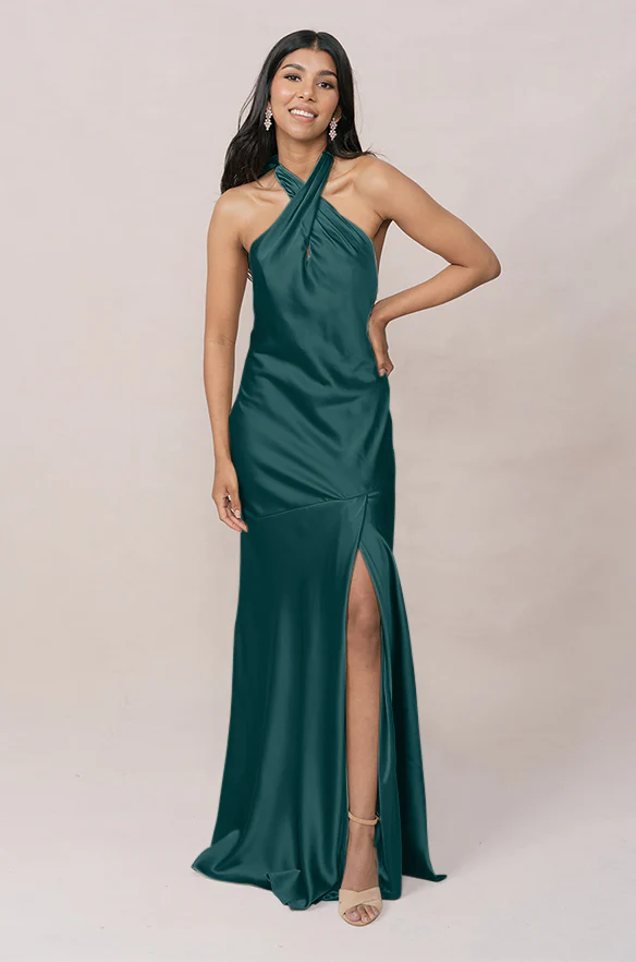 Athena Satin Dress | Made To Order - Image 21