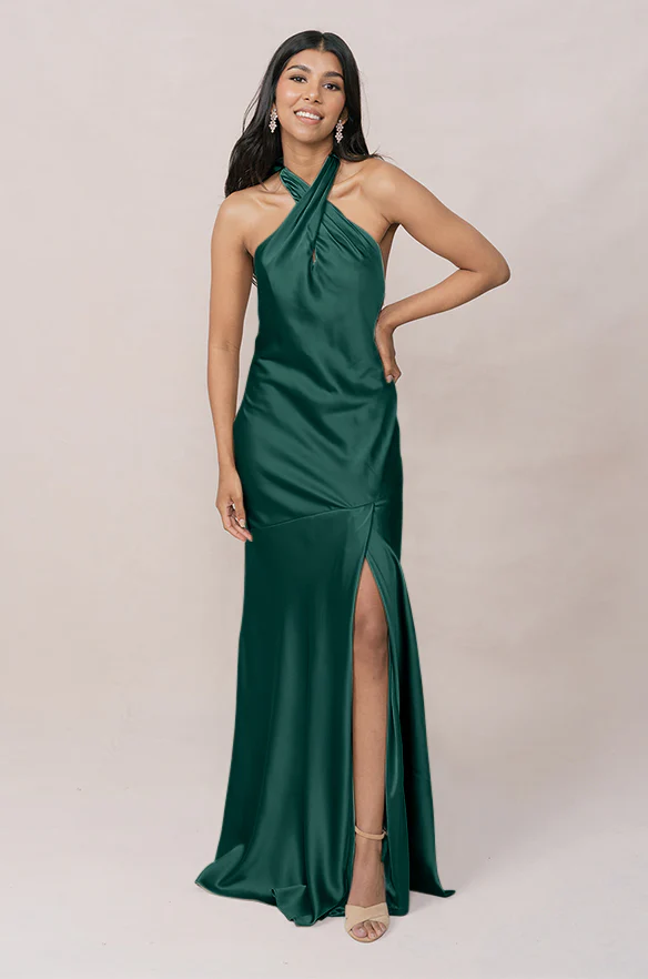 Athena Satin Dress | Made To Order - Image 31