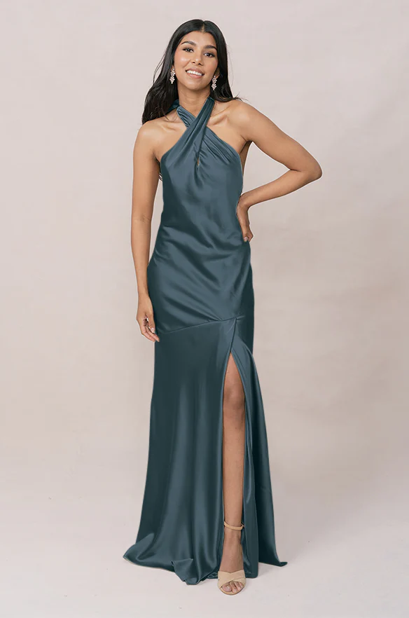 Athena Satin Dress | Made To Order - Image 33
