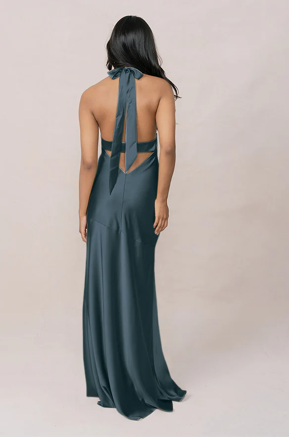 Athena Satin Dress | Made To Order - Image 34