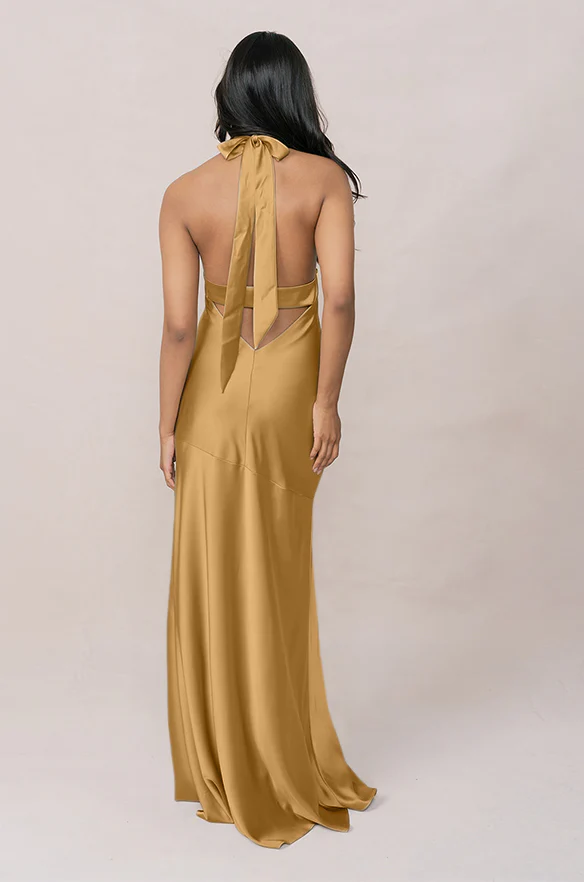 Athena Satin Dress | Made To Order - Image 38