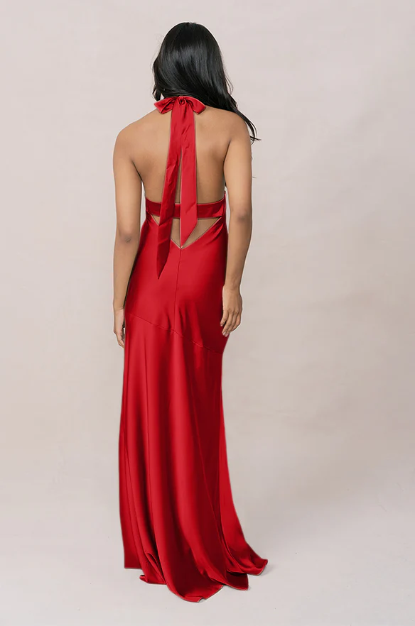 Athena Satin Dress | Made To Order - Image 62