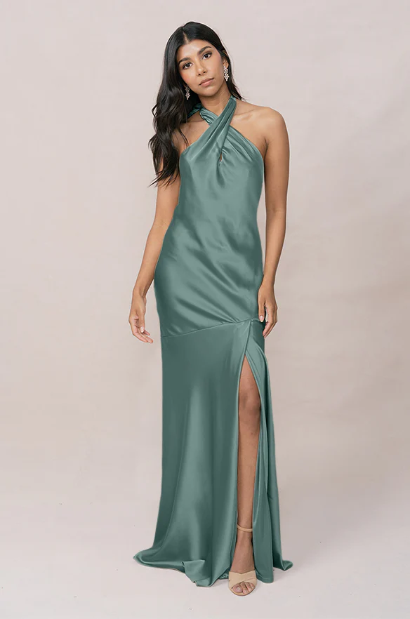 Athena Satin Dress | Made To Order - Image 67