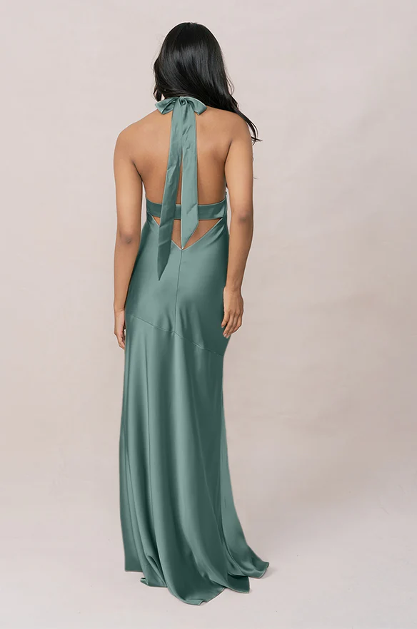 Athena Satin Dress | Made To Order - Image 68