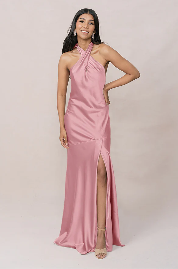Athena Satin Dress | Made To Order - Image 69
