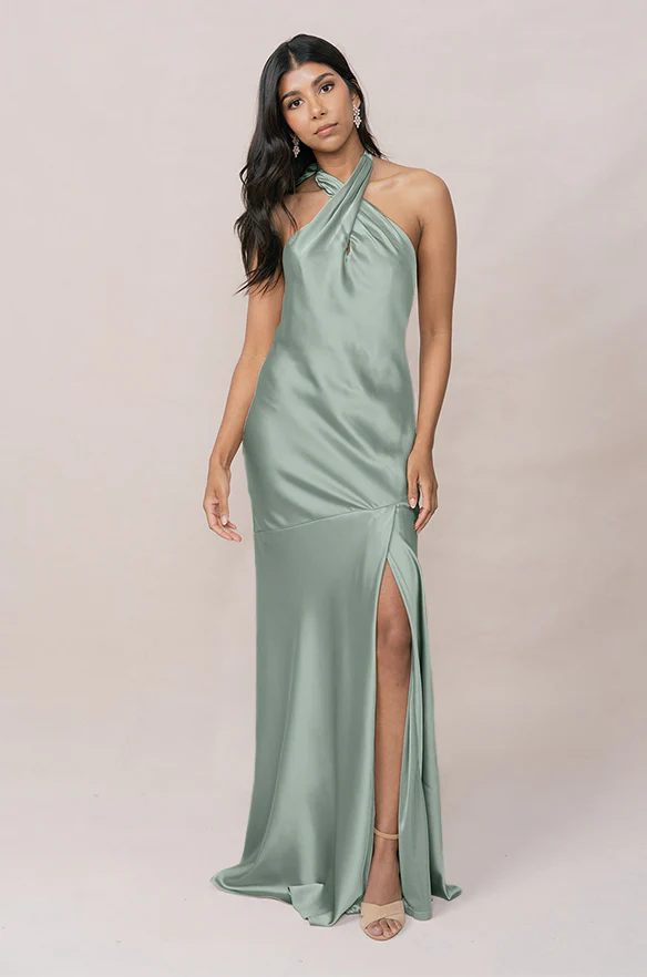 Athena Satin Dress | Made To Order - Image 73
