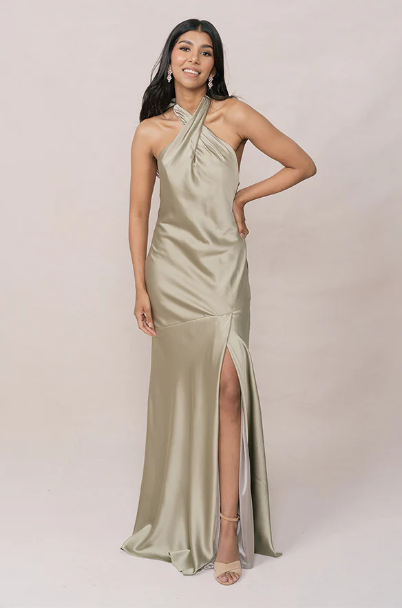 Athena Satin Dress | Made To Order - Image 75
