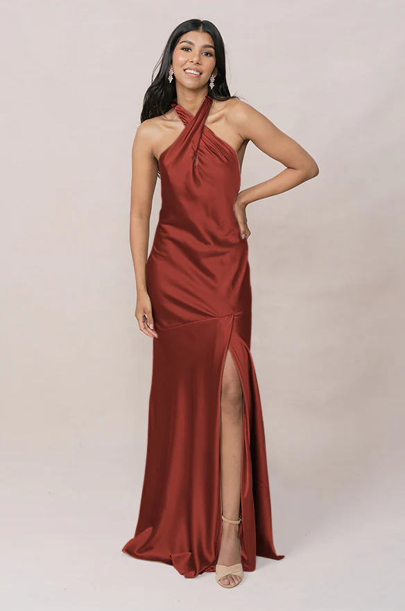 Athena Satin Dress | Made To Order - Image 83