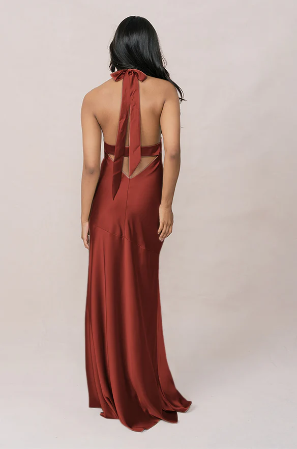 Athena Satin Dress | Made To Order - Image 84