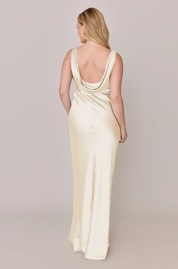 Audrey Satin Dress | Made To Order - Image 100