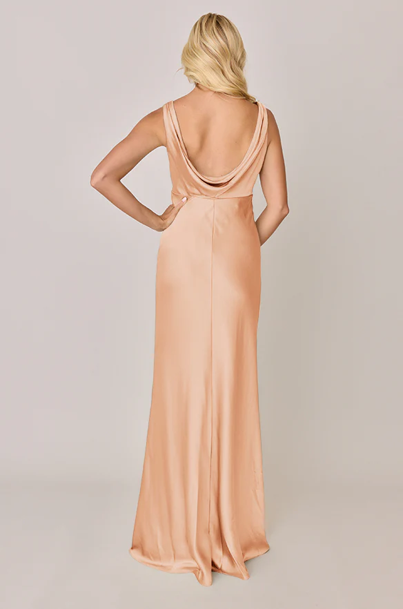 Audrey Satin Dress | Made To Order - Image 106