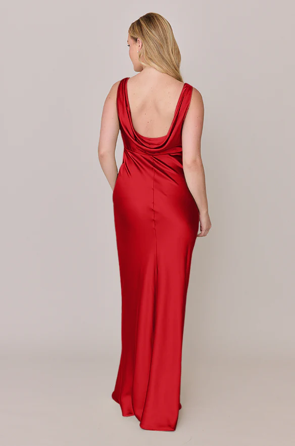 Audrey Satin Dress | Made To Order - Image 116