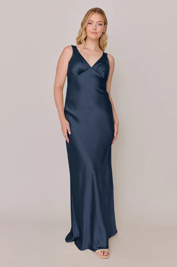 Audrey Satin Dress | Made To Order - Image 117