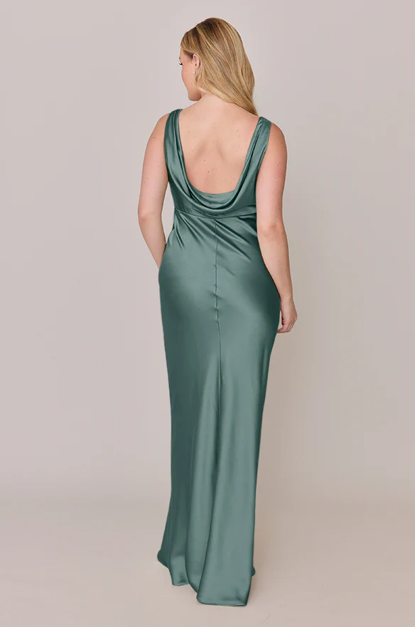 Audrey Satin Dress | Made To Order - Image 122