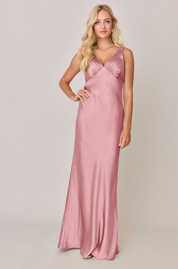 Audrey Satin Dress | Made To Order - Image 125