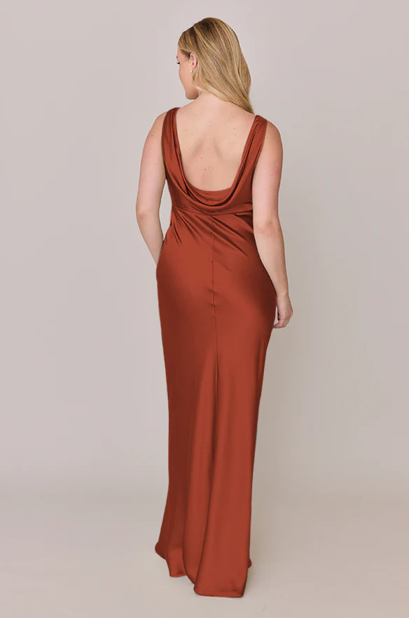 Audrey Satin Dress | Made To Order - Image 128