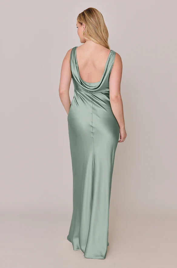 Audrey Satin Dress | Made To Order - Image 130