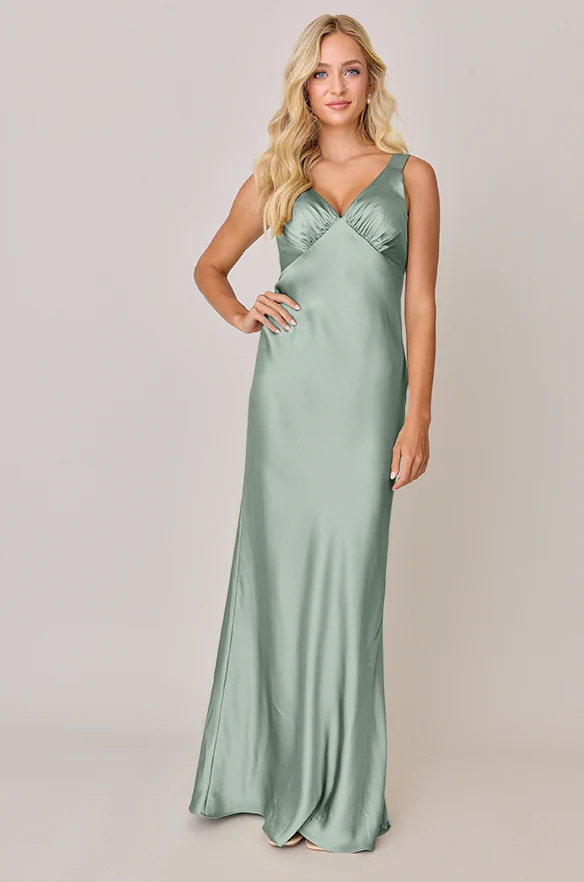 Audrey Satin Dress | Made To Order - Image 131