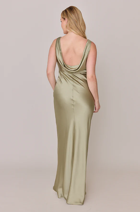 Audrey Satin Dress | Made To Order - Image 134