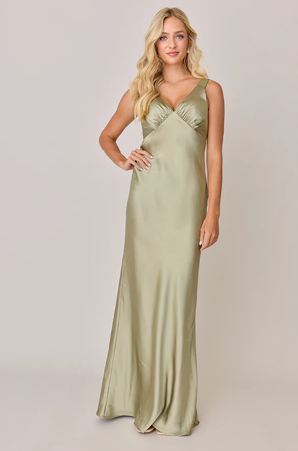 Audrey Satin Dress | Made To Order - Image 135