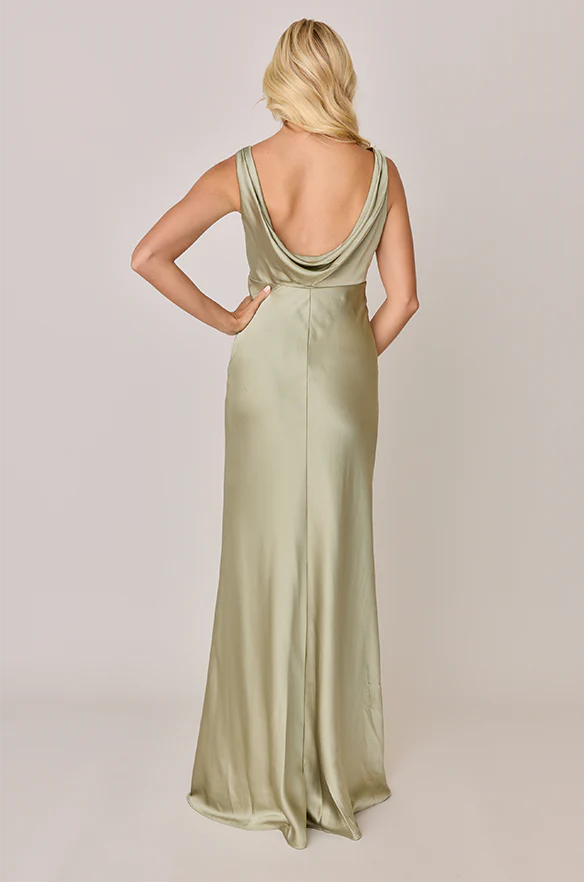 Audrey Satin Dress | Made To Order - Image 136