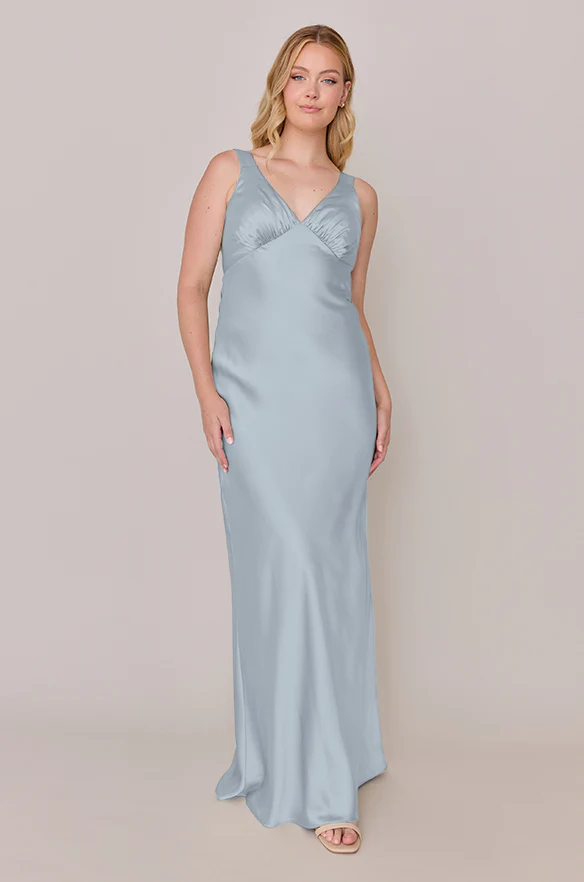 Audrey Satin Dress | Made To Order - Image 137
