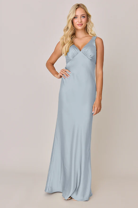 Audrey Satin Dress | Made To Order - Image 139