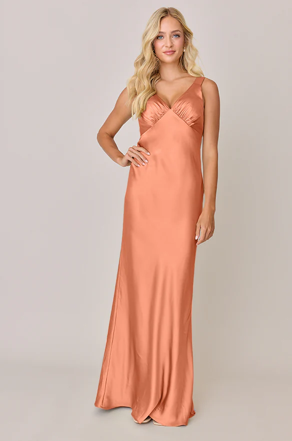 Audrey Satin Dress | Made To Order - Image 147