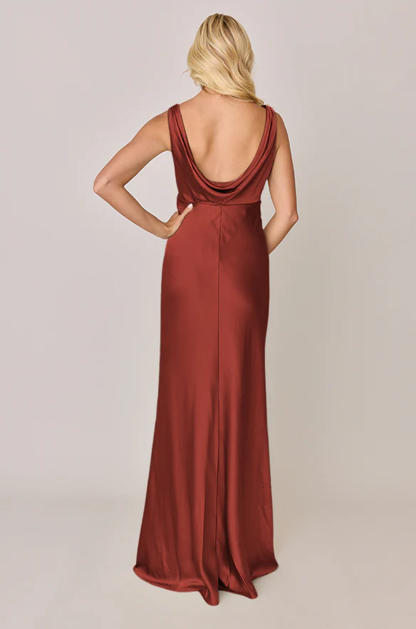 Audrey Satin Dress | Made To Order - Image 156