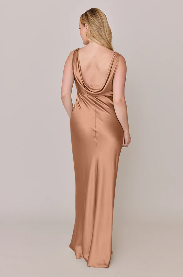 Audrey Satin Dress | Made To Order - Image 158