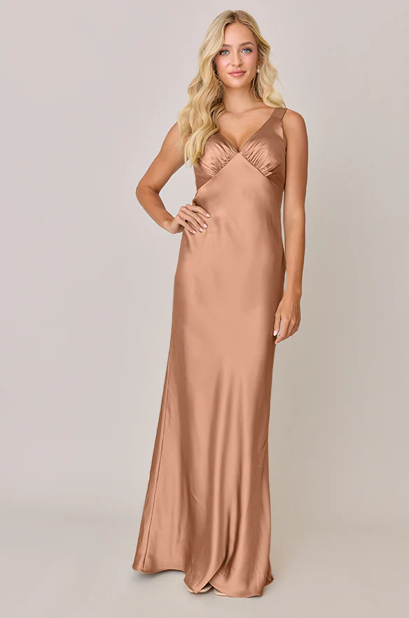 Audrey Satin Dress | Made To Order - Image 159