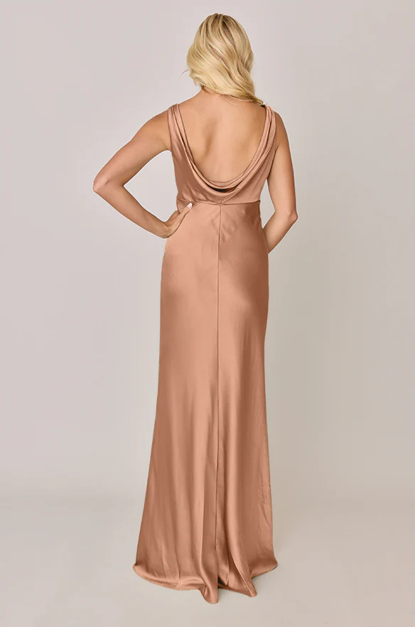 Audrey Satin Dress | Made To Order - Image 160