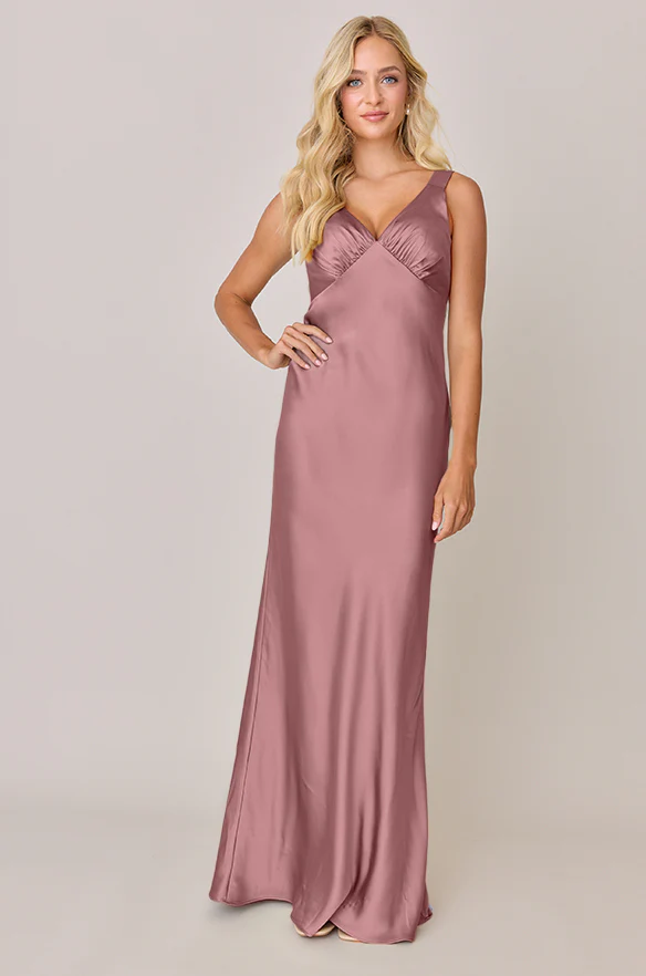 Audrey Satin Dress | Made To Order - Image 161