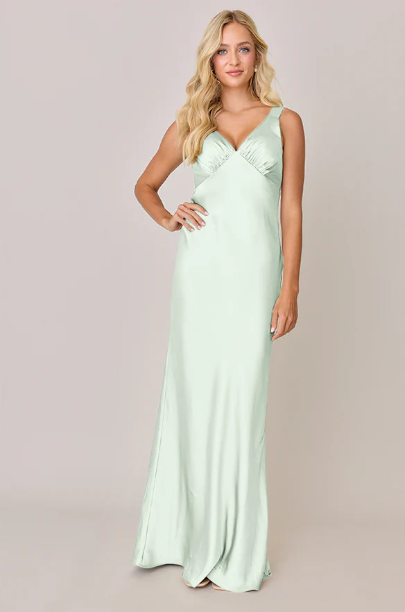 Audrey Satin Dress | Made To Order - Image 166