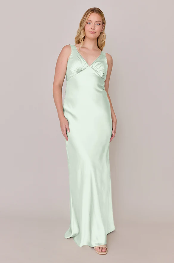 Audrey Satin Dress | Made To Order - Image 168