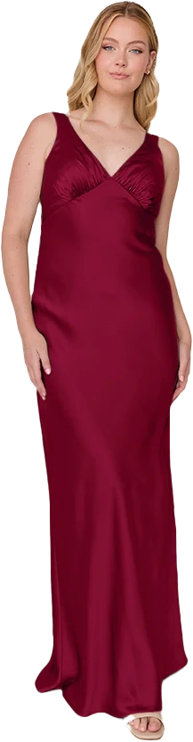 Audrey Satin Dress | Made To Order - Image 174