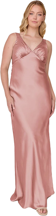 Audrey Satin Dress | Made To Order - Image 177