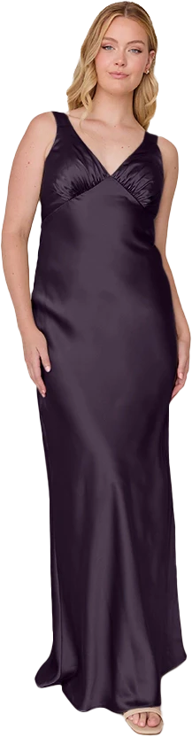 Audrey Satin Dress | Made To Order - Image 185