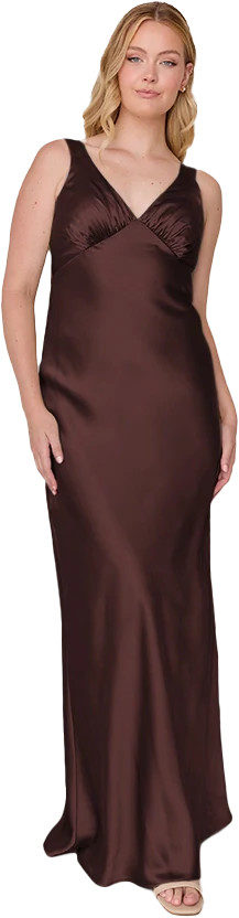 Audrey Satin Dress | Made To Order - Image 198