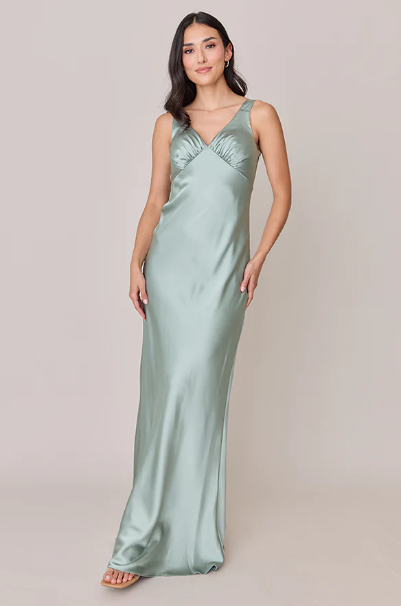 Audrey Satin Dress | Made To Order - Image 2