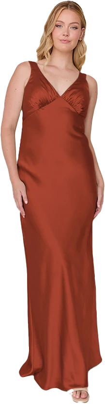 Audrey Satin Dress | Made To Order - Image 212
